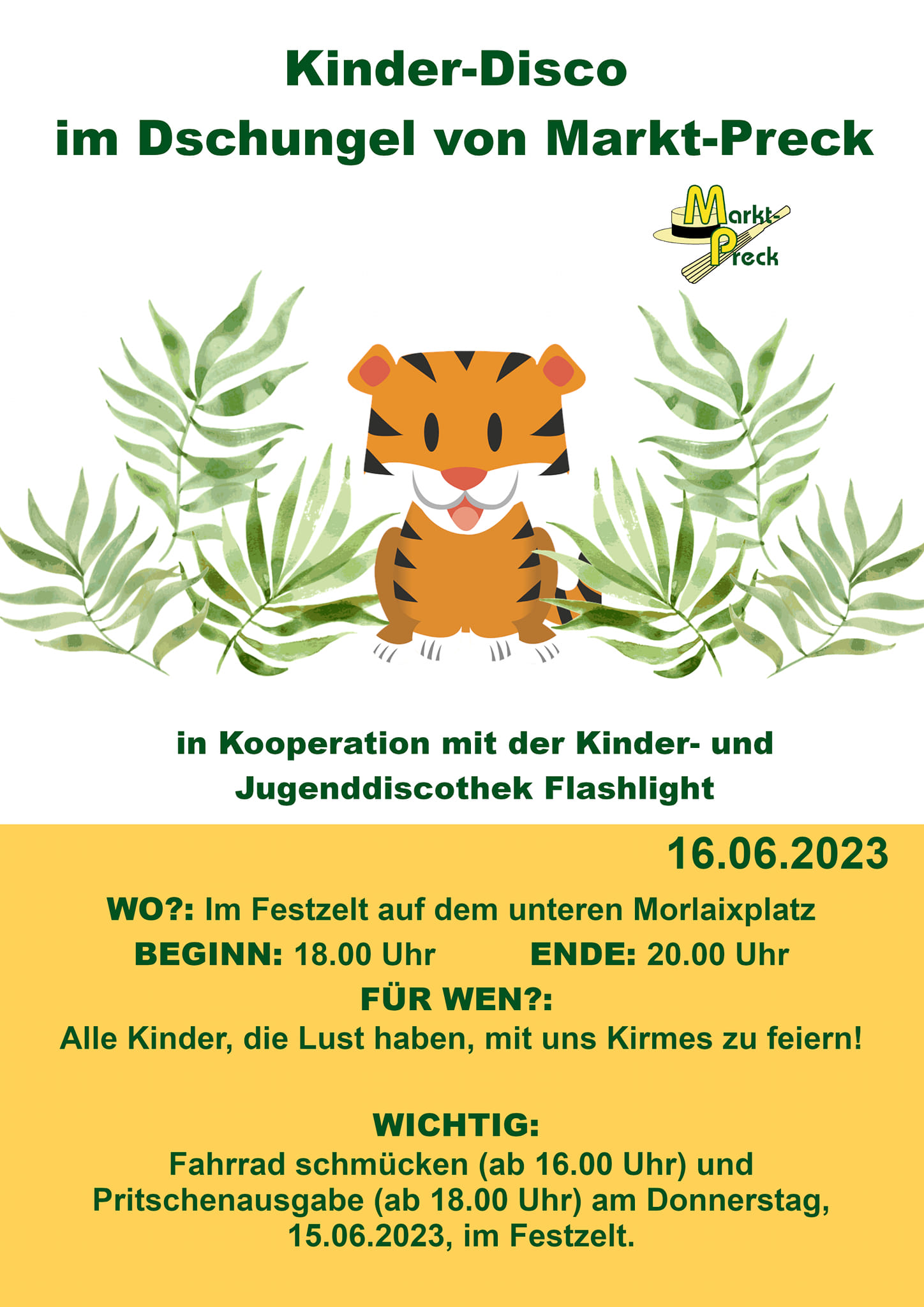 Plakat Kinderdisco